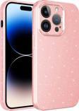 iPhone 14 Pro Max Uyumlu Kamera Korumalı Simli Parlak Yumuşak Silikon Kılıf