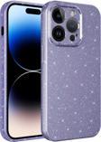 iPhone 14 Pro Max Uyumlu Kamera Korumalı Simli Parlak Yumuşak Silikon Kılıf