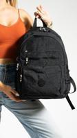Unisex Okul Çantası Su İtici Hafif Klinkır Kumaş Günlük Sırt Çantası 40*30 Cm Lise Ortaokul Çantası