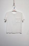 ÖN DOKUMA GARNİLİ TSHIRT Ekru