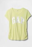 Gap Kız Çocuk Logo T-Shirt Sarı