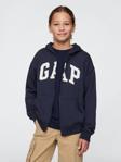 Gap Erkek Çocuk Logo Relaxed Fermuarlı Lacivert Sweatshirt
