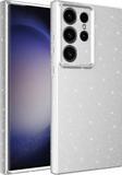 Samsung Galaxy S23 Ultra Uyumlu Kamera Korumalı Simli Parlak Yumuşak Silikon Kılıf