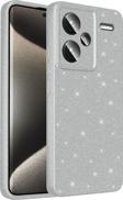 Xiaomi Redmi Note 13 Pro Plus 4G Uyumlu Kamera Korumalı Simli Parlak Yumuşak Silikon Kılıf