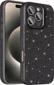 iPhone 16 Pro Max Uyumlu Kamera Korumalı Simli Parlak Yumuşak Silikon Kılıf