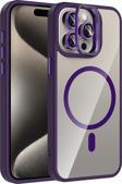 iPhone 14 Pro Max Uyumlu Kamera Standlı Lens Hediyeli Magsafe Wireless Şarj Özellikli Kılıf