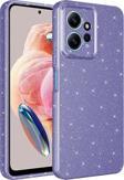 Xiaomi Redmi Note 12 4G Uyumlu Kamera Korumalı Simli Parlak Yumuşak Silikon Kılıf