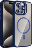 iPhone 14 Pro Max Uyumlu Kamera Standlı Lens Hediyeli Magsafe Wireless Şarj Özellikli Kılıf