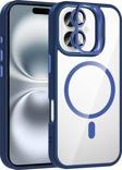 iPhone 16 Plus Uyumlu Kamera Standlı Lens Hediyeli Magsafe Wireless Şarj Özellikli Kılıf