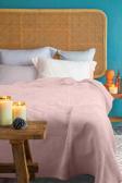 Verra Home Pamuk Battaniye Tek Kişilik Tv Battaniyesi 130X170Cm Pembe