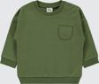 Civil Baby Erkek Bebek Sweatshirt 6-18 Ay Haki