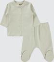 Civil Baby Erkek Bebek Pijama Takımı 1-6 Ay Taş