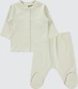 Civil Baby Erkek Bebek Pijama Takımı 1-6 Ay Bej