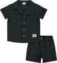 Civil Baby Erkek Bebek Şortlu  Takım 6-18 Ay Antrasit