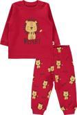 Civil Baby Erkek Bebek Pijama Takımı 6-18 Ay Kırmızı