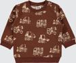 Civil Baby Erkek Bebek Sweatshirt 6-18 Ay Kahve