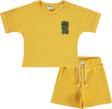 Civil Baby Erkek Bebek Şortlu Takım 6-18 Ay Soft Sarı