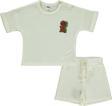 Civil Baby Erkek Bebek Şortlu Takım 6-18 Ay Ekru