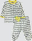 Civil Baby Kız Bebek Pijama Takımı 1-6 Ay Sarı