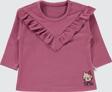 Civil Baby Kız Bebek Sweatshirt 6-18 Ay Gül Kurusu