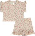 Civil Baby Kız Bebek Şortlu Takım 6-18 Ay Bej