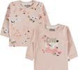 Civil Baby Kız Bebek 2'li Sweatshirt 6-18 Ay Pudra