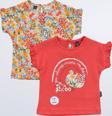 Miniworld Kız Bebek 2'li Tişört 3-12 Ay Kırmızı