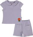 Civil Baby Kız Bebek Şortlu Takım 6-18 Ay Lila