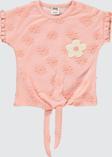 Civil Baby Kız Bebek Tişört 6-18 Ay Pudra