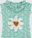 Civil Baby Kız Bebek Tişört 6-18 Ay  Çağla Yeşili