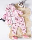 Pakel Kız Bebek 3'lü Takım 9-18 Ay Pembe
