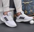 2202-Jamper Anatomik Tabanlı Ultra Hafif Unisex Bağcıklı Sneakers Ayakkabı - NKT02202-BEYAZ-44