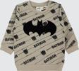 Batman Erkek Bebek Sweatshirt 6-18 Ay Açık Bej