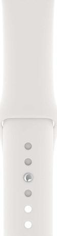 Apple Watch 2 3 4 5 6 7 Se Uyumlu 42-44 Mm A+ Kaliteli Silikon Kordon Beyaz