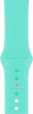 Apple Watch 2 3 4 5 6 7 Se Uyumlu 42-44 Mm A+ Kaliteli Silikon Kordon Turkuaz