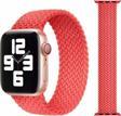 Apple Watch 5 41 Mm Örgü Solo Loop Kordon Kayış Small: 12,7 Cm Pembe