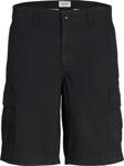 Jack Jones Jpstcole Jjcampaıgn Short Pls Erkek Siyah Büyük Beden Şort 12257678-02
