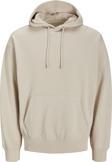 Jack Jones Jjecharge Sweat Hood Noos Erkek Bej Sweatshirt 12257852-06
