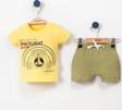 SPACE TSHIRT ŞORT TAKIM Sarı