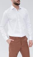 Kolay Ütülenebilir Slim Fit Klasik Yaka Pamuklu Erkek Gömlek-KAO4990S