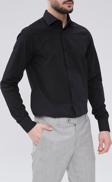 Kolay Ütülenebilir Slim Fit Klasik Yaka Pamuklu Erkek Gömlek-KAO4990S
