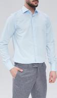Kolay Ütülenebilir Slim Fit Klasik Yaka Pamuklu Erkek Gömlek-KAO4990S
