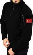 Safari Avm Siyah Taktik Polar Mont 5 Cepli Slim Fit Polar Mont Askeri Polar Mont