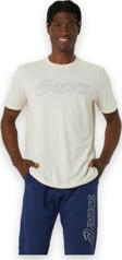 Asics 2031E188 Logo Ss Tee Kırık Beyaz Erkek T-Shirt
