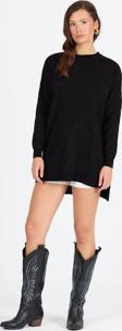 Kadın Sim Garnili Bisiklet Yaka Triko Bluz 21014 (Standart Beden s-m-l-xl Beden Uyumludur)