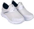 Çocuk Unisex Beyaz Siyah Bağcıksız Slip-On Rahat Kalıp Günlük Sneaker Spor Ayakkabı