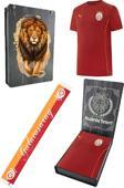 Galatasaray Orijinal Lisanslı 2024/25 Kırmızı Antrenman T-Shirt + Şal Kaşkol Set Hediyel
