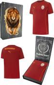 Galatasaray Orijinal Lisanslı 2024/25 Kırmızı Antrenman T-Shirt Gs Aslan Baskılı Hediyel