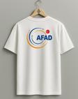 Oversize Afad Afet Koordinasyon Merkezi Sırt Tasarımlı Unisex T-Shirt