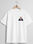 Oversize Vladimir Putin Cep Tasarımlı Unisex T-Shirt